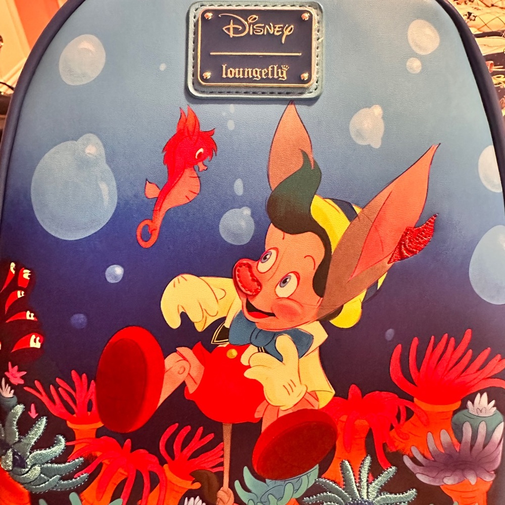 Disney Loungefly Donkey Pinocchio Backpack